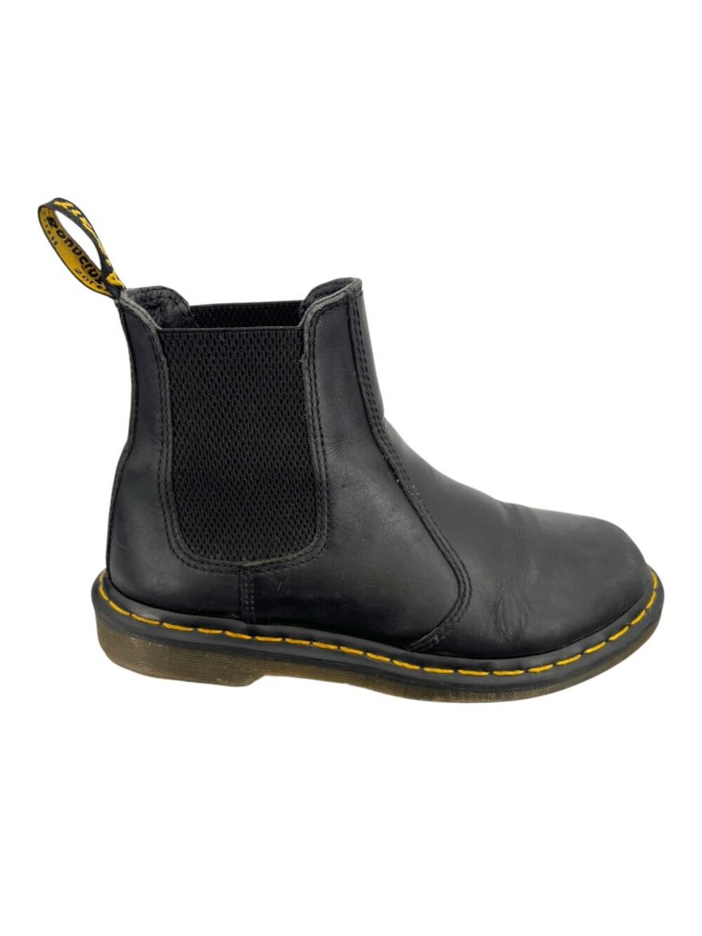 Dr. Martens 2976 Black Leather Chelsea Boots Womens US 8 EU 39
